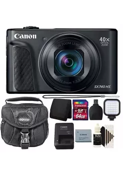 Coupon ๐ Canon Powershot Sx740 20.3mp 20.3mp Hs Digital Camera With 64gb Card + Top Accessory Kit ๐ฏ