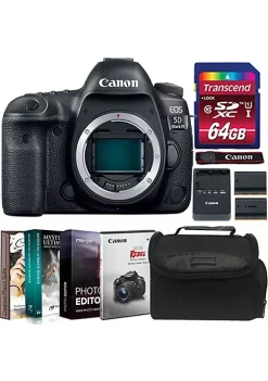Best reviews of 👏 Canon Eos 5d Mark Iv Dslr Camera (body Only) + 64gb Memory Card + Lp-e6 Replacement Battery + Slr Driver + Photo Editor Bundle + Case 🛒 -Outlet Canon Store Belk 101