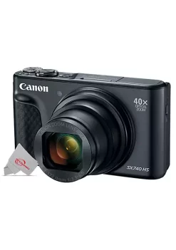 Flash Sale 🧨 Canon Powershot Sx740 20.3mp Cmos 4k 1080p Video 40x Zoom Wifi / Nfc Digital Camera Black 🌟 -Outlet Canon Store Belk 1033