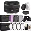 New 👍 Canon Ef 50mm F/1.4 Usm Lens With 3pc Filter Ultimate Accessory Kit For Eos Rebel 80d 77d 70d 👏 2 New 👍 Canon Ef 50mm F/1.4 Usm Lens With 3pc Filter Ultimate Accessory Kit For Eos Rebel 80d 77d 70d 👏 -Outlet Canon Store Belk 1156