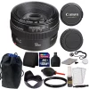 Wholesale ⭐ Canon Ef 50mm F/1.4 Usm Autofocus Lens + 32gb Accessories For T2i T3i C100 Xti 🥰 -Outlet Canon Store Belk 1173