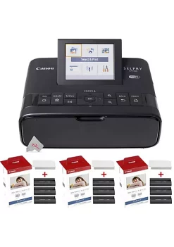 Coupon 🤩 Canon Selphy Cp1300 Compact Photo Printer Black + Three Kp-108in Selphy Set ⭐ -Outlet Canon Store Belk 118