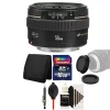 Discount 🛒 Canon Ef 50mm F/1.4 Usm Lens With 16gb Ultimate Accessory Kit For Eos Rebel Digal Cameras 🎉