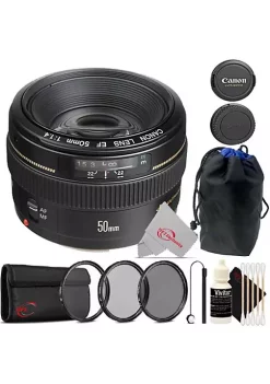 Brand new 💯 Canon Ef 50mm F/1.4 To F/22 Usm Ef-mount Lens/full-frame Format Lens Accessory Kit & Pouch ❤️