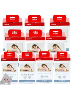 Deals 🎉 Canon Ten Pack Selphy Kp-108in Color Ink And 4x6 Paper Set 3115b001 For Selphy Compact Printer Cp1300 Cp1200 Cp770 👍 -Outlet Canon Store Belk 1257