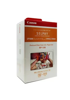 Coupon 🎉 10 Unit Canon RP-108 High-Capacity Color Ink/Paper Set for SELPHY CP910 Printer 😍 10 Coupon 🎉 10 Unit Canon RP-108 High-Capacity Color Ink/Paper Set for SELPHY CP910 Printer 😍 -Outlet Canon Store Belk 1272