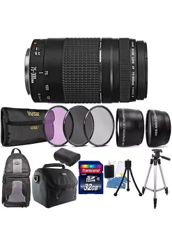 Coupon ⭐ Canon 75-300 For Eos 7d 5d 6d 60d 70d 60da Mark Ii Iii Lpe6 Battery And More 🔥