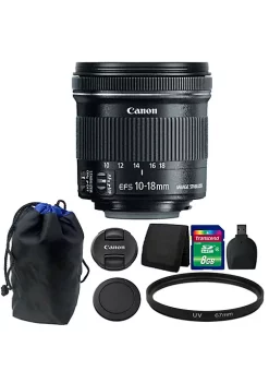 Best Pirce 🎁 Canon Ef-s 10-18mm F/4.5-5.6 Is Stm Lens 8gb Accessory Kit For Dslr Camera 👏 13 Best Pirce 🎁 Canon Ef-s 10-18mm F/4.5-5.6 Is Stm Lens 8gb Accessory Kit For Dslr Camera 👏 -Outlet Canon Store Belk 1303