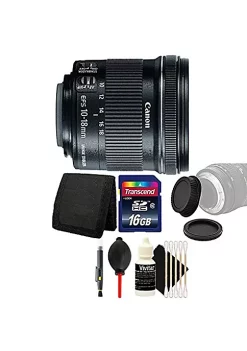 Best reviews of 🛒 Canon Ef-s 10-18mm F/4.5-5.6 Is Stm Lens With 16gb Accessory Kit For Dslr Cameras 🔥