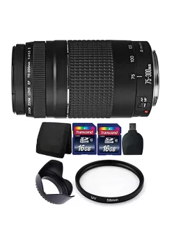 Best reviews of 🤩 Canon Ef 75-300mm F/4-5.6 Iii Usm + Uv Filter, 2 Lenses Kit For T5 T6 T5i T6i T6s 70d 80d 1200d 1300d 6473a003 🧨 -Outlet Canon Store Belk 1364