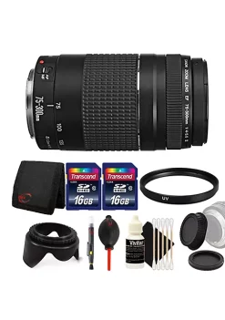 Hot Sale 🎉 Canon Ef 75-300mm F/4-5.6 Iii Lens With Accessories For 750d , 760d And 1300d 👍 -Outlet Canon Store Belk 1386