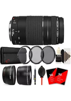 Coupon 🎉 Canon Ef 75-300mm F/4-5.6 Iii Lens With Accessory Bundle For Digital Slr Cameras 🤩 -Outlet Canon Store Belk 1398