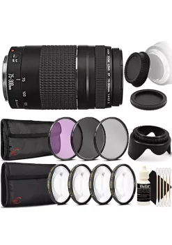Best Pirce 🎁 Canon Ef 75-300mm F/4-5.6 Iii Lens With Accessory Kit For T5i , T6 , T6i And T7i 🛒