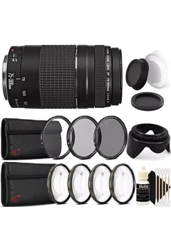 New 🥰 Canon Ef 75-300mm F/4-5.6 Iii Lens With Accessories For T5i , T6 , T6i And T7i 🌟 -Outlet Canon Store Belk 1424