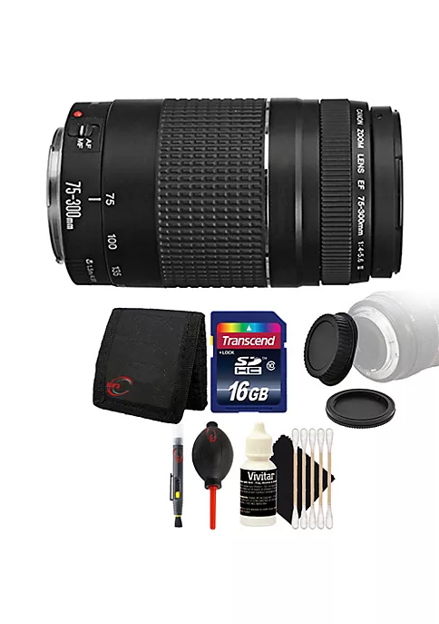 Outlet โญ Canon Ef 75-300mm F/4-5.6 Iii Telephoto Zoom Lens With Accessory Kit For Slr Cameras ๐งจ 8 Outlet โญ Canon Ef 75-300mm F/4-5.6 Iii Telephoto Zoom Lens With Accessory Kit For Slr Cameras ๐งจ - Image 6