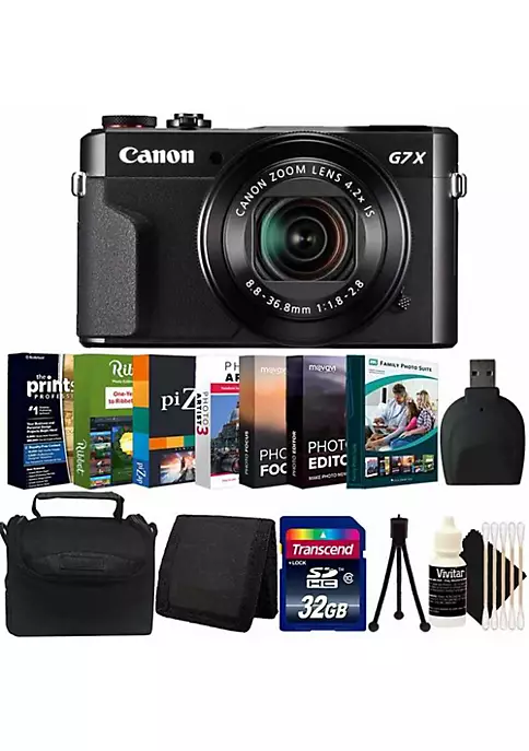 Cheapest 😍 Canon Powershot G7 X Mark Ii 20.1mp Black Top Quality Point And Shoot Camera With Photo Editing Software Bundle ❤️ 8 Cheapest 😍 Canon Powershot G7 X Mark Ii 20.1mp Black Top Quality Point And Shoot Camera With Photo Editing Software Bundle ❤️ - Image 6