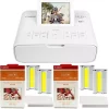 Hot Sale 😀 Selphy CP1300 Photo Printer White with 2x Canon RP-108 Color Ink & Paper Set 😀 -Outlet Canon Store Belk 1486