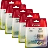 New 😀 5x Canon Pixma ChromaLife 100 FINE PG-40 Black and CL-41 Color Ink for PIXMA 🔥