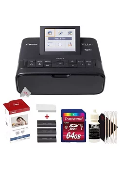 Best Sale ⭐ Canon Selphy Cp1300 Compact Photo Printer Black + Kp-108in Paper Accessory Kit ⭐ -Outlet Canon Store Belk 1523