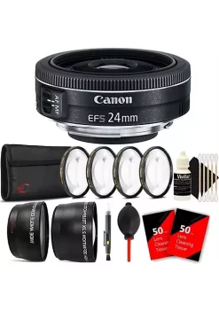 Top 10 🔥 Canon Ef-s 24mm F/2.8 Stm Lens With Top Accessory Kit For Eos Rebel T5 , T5i , T6 , T6i And T7i 🥰 -Outlet Canon Store Belk 1529