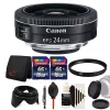 Outlet 🎁 Canon Ef-s 24mm F/2.8 Stm Lens With Accessory Kit For Digital Slr Cameras 🎁