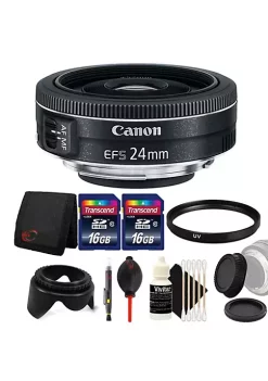 Outlet 🎁 Canon Ef-s 24mm F/2.8 Stm Lens With Accessory Kit For Digital Slr Cameras 🎁 -Outlet Canon Store Belk 1541