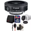 Deals 🤩 Canon Ef-s 24mm F/2.8 Stm Lens With Accessories For Digital Slr Cameras 🔔