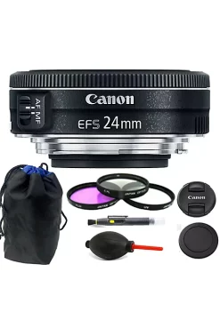 New 🛒 Canon Ef-s 24mm F/2.8 Stm Lens For Digital Slr Camera Kit ❤️ -Outlet Canon Store Belk 1584