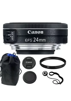 Outlet 😍 Canon Ef-s 24mm F/2.8 Stm Lens 67mm Kit For Digital Slr Camera 🔥