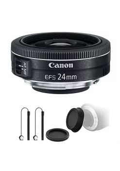Best deal ⭐ Canon Ef-s 24mm F/2.8 Stm Lens With Accessories For Eos Rebel T5 , T5i , T6 , T6i And T7i 🔥