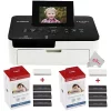 Flash Sale 🔥 Canon Selphy Cp1000 Compact Colored Photo Printer + 2 Packs Color Ink 4x6 Paper Set 3115b001 🌟