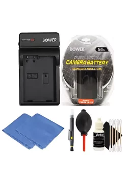 Outlet 🛒 Canon Lp-e6 Replacement Battery With Charger And Cleaning Kit For 70d And 60d 🎉