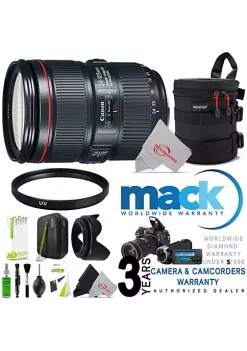 Top 10 ⌛ Canon Ef 24-105mm F/4 To F/22 Is Ii Usm Lens + Mack Warranty And Accessory Kit 🎉 -Outlet Canon Store Belk 1725