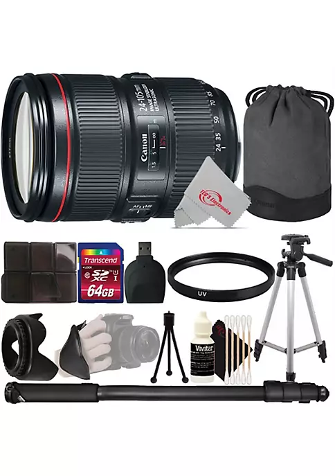 Best deal ๐ Canon Ef 24-105mm F/4 To F/22 Is Ii Usm Lens + Essential Lens Accessory Kit โค๏ธ 3 Best deal ๐ Canon Ef 24-105mm F/4 To F/22 Is Ii Usm Lens + Essential Lens Accessory Kit โค๏ธ