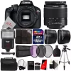 Deals 🤩 Canon Eos T100 18mp Digital Slr Camera With 18-55mm Lens + Sf4000 Accessory Kit 🔔