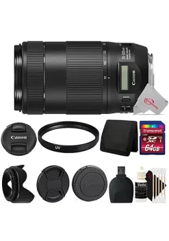 Best Sale ✔️ Canon Ef 70-300mm F/4-5.6 Is Ii Usm Full-frame Telephoto Zoom Lens + Top Accessory Kit 😍 -Outlet Canon Store Belk 1806