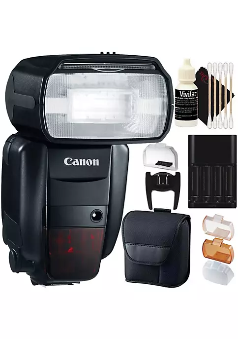Outlet 🛒 Canon 600EX Speedlite Flash Black 5739B002 with Canon Original Case + Bundle ✔️ 3 Outlet 🛒 Canon 600EX Speedlite Flash Black 5739B002 with Canon Original Case + Bundle ✔️