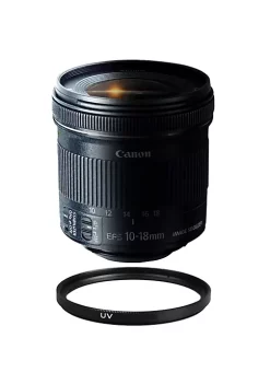 Deals 🌟 Canon EF-S 10-18mm f/4.5-5.6 IS STM Lens with UV Filter ⌛ -Outlet Canon Store Belk 1849