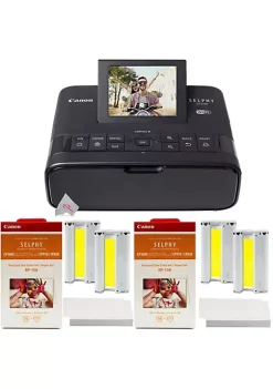 Best deal ⭐ Selphy CP1300 Photo Printer Black with 2x Canon RP-108 Color Ink & Paper Set 🤩 -Outlet Canon Store Belk 1858