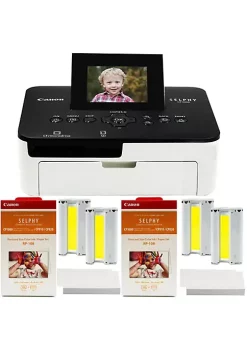 Discount 💯 Selphy CP1000 Compact Photo Printer + 2x Canon RP-108 Color Ink Paper Set ⭐ -Outlet Canon Store Belk 1876