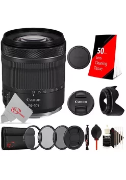 Cheap 👏 Canon Rf 24-105mm F/4-7.1 Is Stm Full-frame - White Box + Essential Accessory Kit 😉