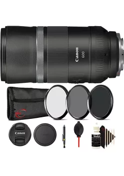 New 🔔 Canon RF 600mm f/11 IS STM Lens + VIVITAR 82mm ND 3pc filter kit ND2 ND4 ND8 + Lens Pen + Dust Blower + Cleaning Kit 🌟