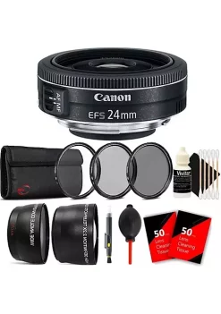 Wholesale 🤩 Canon Ef-s 24mm F/2.8 Stm Wide Angle Lens With Ultimate Accessory Kit For Dslr Cameras 🎁 -Outlet Canon Store Belk 276