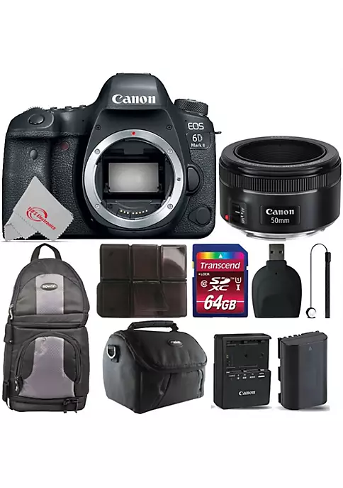 Brand new ๐ Canon Eos 6d Mark Ii Built-in Wi-fi Digital Slr Camera With 50mm F1.8stm Lens Accessory Kit ๐ 8 Brand new ๐ Canon Eos 6d Mark Ii Built-in Wi-fi Digital Slr Camera With 50mm F1.8stm Lens Accessory Kit ๐ - Image 6
