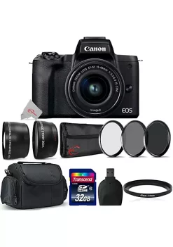 Top 10 🔥 Canon Eos M50 Mark Ii Mirrorless Digital Camera With 15-45mm + 32gb Accessory Kit 🧨 -Outlet Canon Store Belk 307