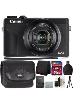 Budget 😍 Canon Powershot G7 X Mark Iii Full Hd 120p Video Digital Camera - Black Ultimate Accessory Bundle 😀