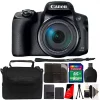 Deals ❤️ Canon Powershot Sx70 Hs Digital Camera + 64gb Memory Card + Card Holder + Card Reader + Camera Case + Lens Tissue + Mini Tripod + 3pc Cleaning Kit 🎁