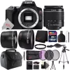 Best Sale 🛒 Canon Eos Rebel Sl3 24.1 Dslr Camera Black With 18-55mm Lens Top Accessory Kit 👏