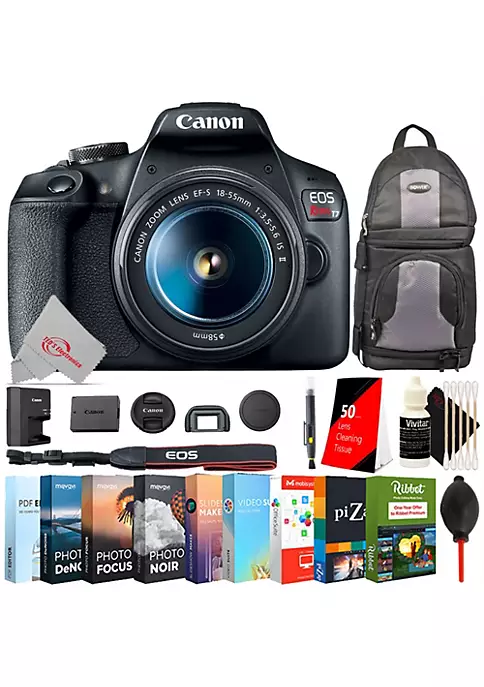 Buy ๐ Canon Eos Rebel T7 Dslr Camera With 18-55mm F/3.5-5.6 Is Ii Lens Kit + ๐ Backpack Bundle ๐ 3 Buy ๐ Canon Eos Rebel T7 Dslr Camera With 18-55mm F/3.5-5.6 Is Ii Lens Kit + ๐ Backpack Bundle ๐
