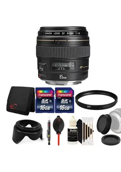 Deals 😉 Canon ef 85mm F/1.8 Usm Lens With Accessory Kit 🔥 -Outlet Canon Store Belk 464